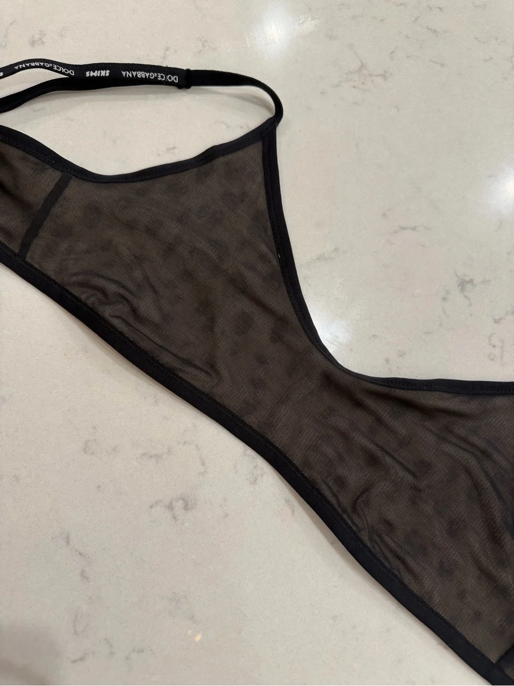 Skims X Dolce & Gabbana Cotton Ribbed Scoop neck Bralette
